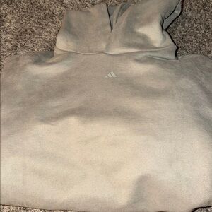 Adidas Unisex basketball heavyweight suede hoodie